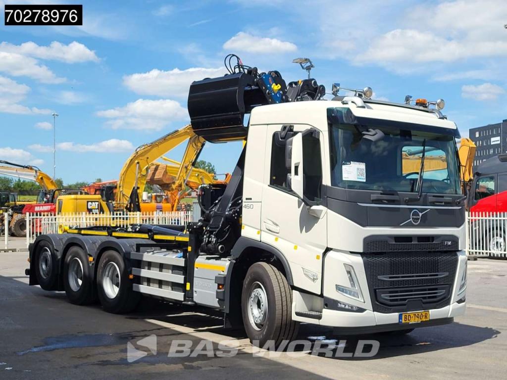 Volvo FM 460 8X4 NEW! Palfinger Q200Z95TR Crane Kran + HT 24 TEC Hooklift ACC LED Photo 16