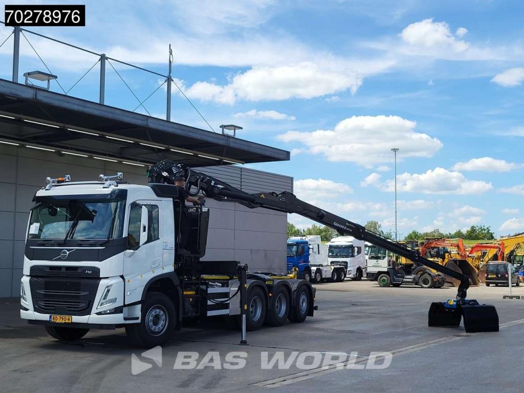 Volvo FM 460 8X4 NEW! Palfinger Q200Z95TR Crane Kran + HT 24 TEC Hooklift ACC LED Photo 5