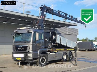 Man TGS 26.500 6X2 Prepared NL-Truck NEW APK HIAB X-HIPRO 302 E-6 Crane Kran Fifth wheel sold by BAS World B.V.
