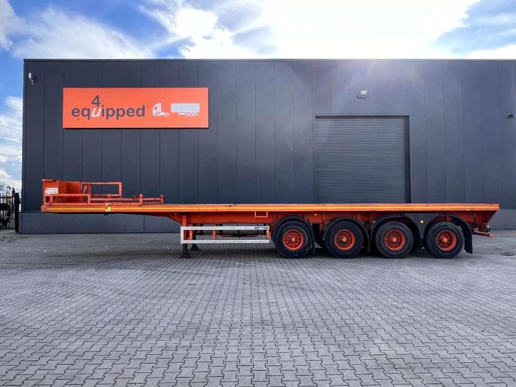Mol 62 tons Ballast trailer, 4 axles, 2 steering axles, Belgium- trailer, 75% tyres Photo 2