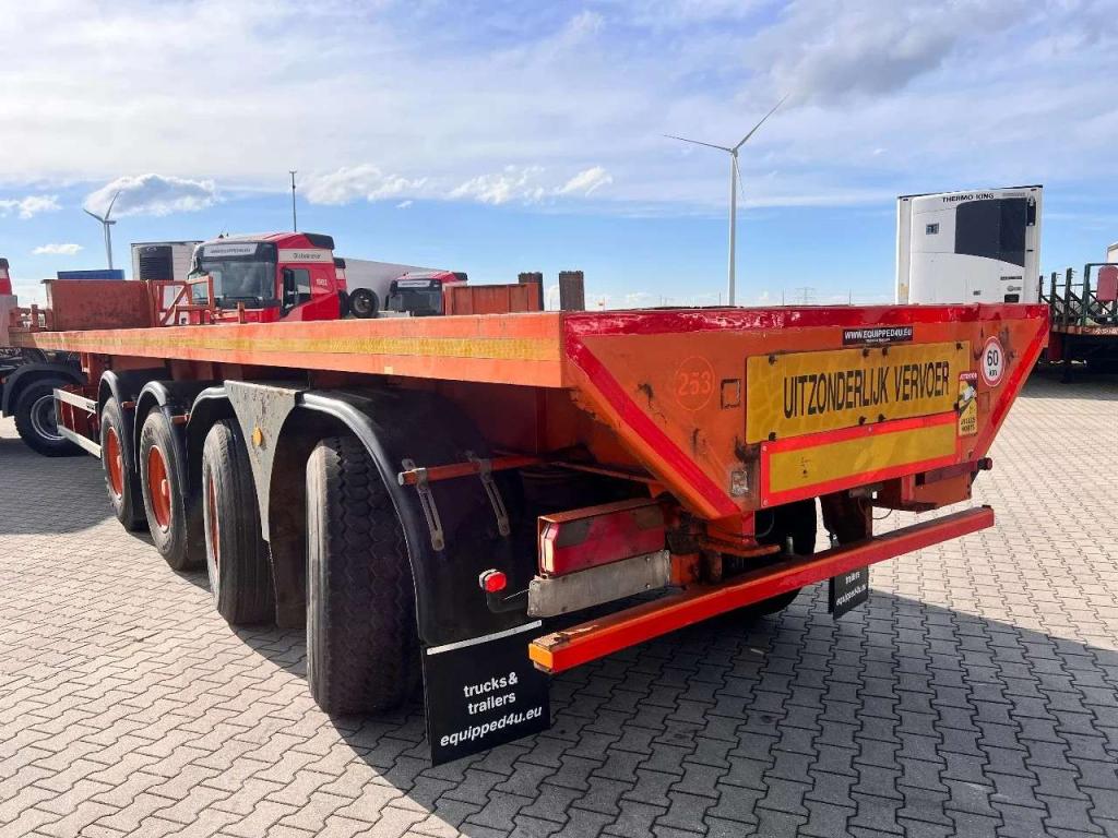 Mol 62 tons Ballast trailer, 4 axles, 2 steering axles, Belgium- trailer, 75% tyres Photo 4