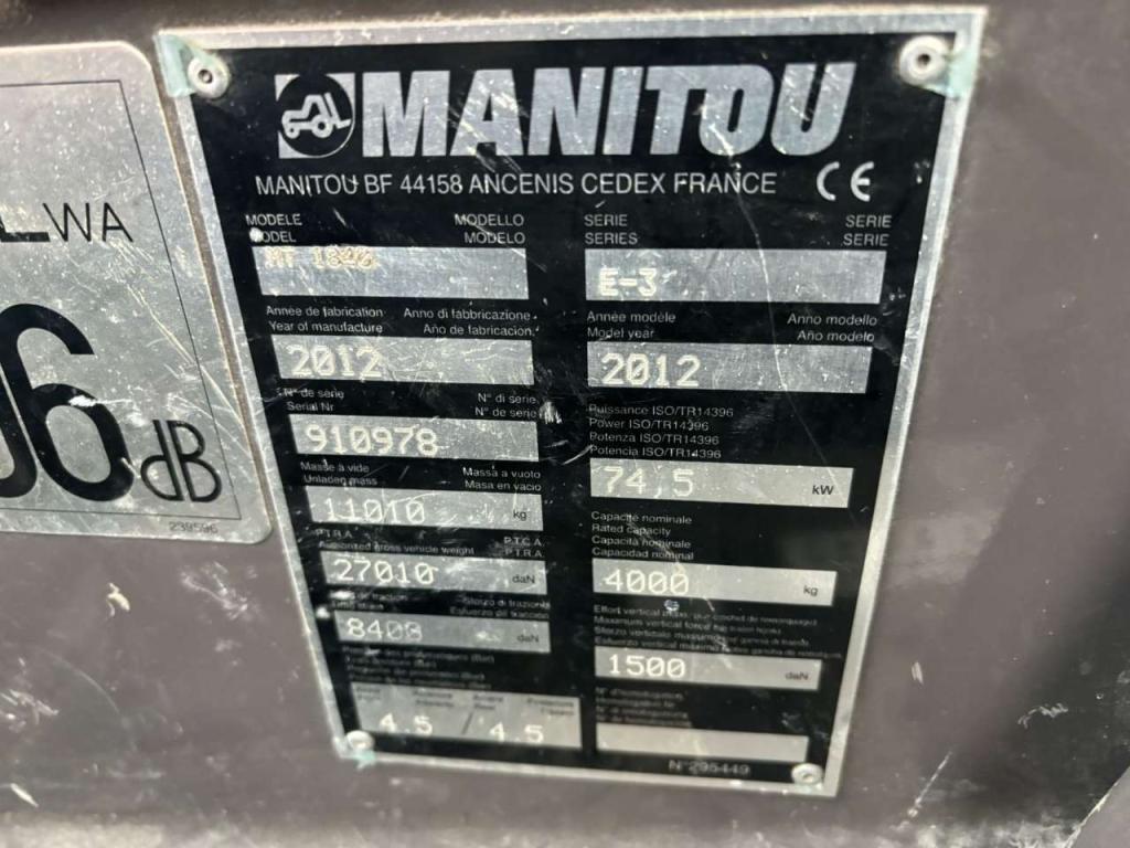Manitou MT1840 Photo 12