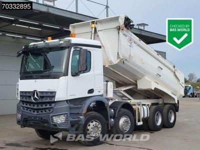 Mercedes-Benz Arocs 3245 8X4 16m3 tipper Hydraulic tailgate Full Steel suspension Big-Axle Euro 6 sold by BAS World B.V.