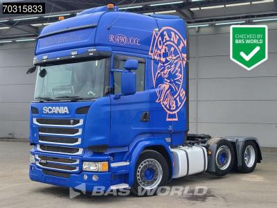 Scania R490 R 6X2 Mega Lift+Lenkachse Retarder 2xTanks Standklima Alcoa sold by BAS World B.V.