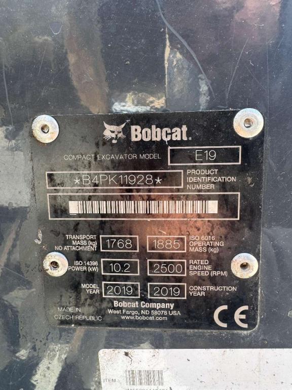 Bobcat E 19 Photo 8