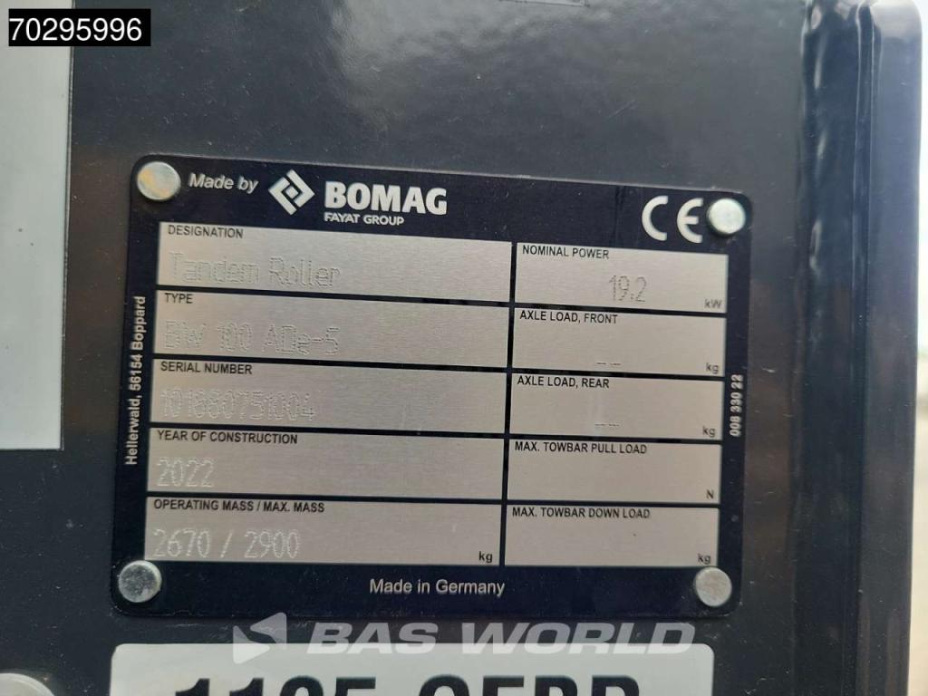 Bomag BW100 ADe-5 ELECTRIC - CE-CERTIFIED Photo 30