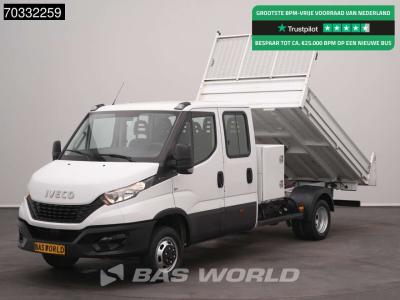 Iveco Daily 35C16 3.0L Dubbel Cabinbe Navi Kipper Airco Cruise 3,5t Trekgewicht Euro6 Tipper Benne Kieper sold by BAS World B.V.