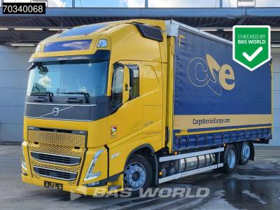 Volvo FH 460 6X2 LNG Engine Curtainsider Sliding roof I-Park Cool VEB+ sold by BAS World B.V.