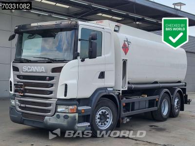Scania G380 6X2 Alfons Haar Fuel tanker 18.450 liter 4 compartments Lift+steering axle Euro 5 sold by BAS World B.V.