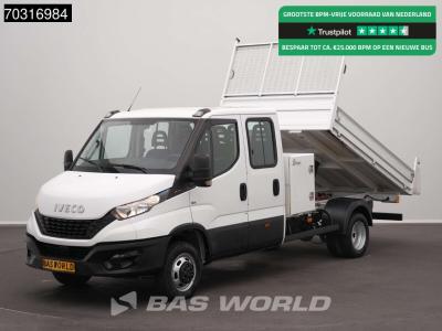 Iveco Daily 35C16 3.0L Kipper met Kist Dubbel Cabine Dubbellucht 3,5t Trekhaak Navi Airco Cruise Camera E sold by BAS World B.V.