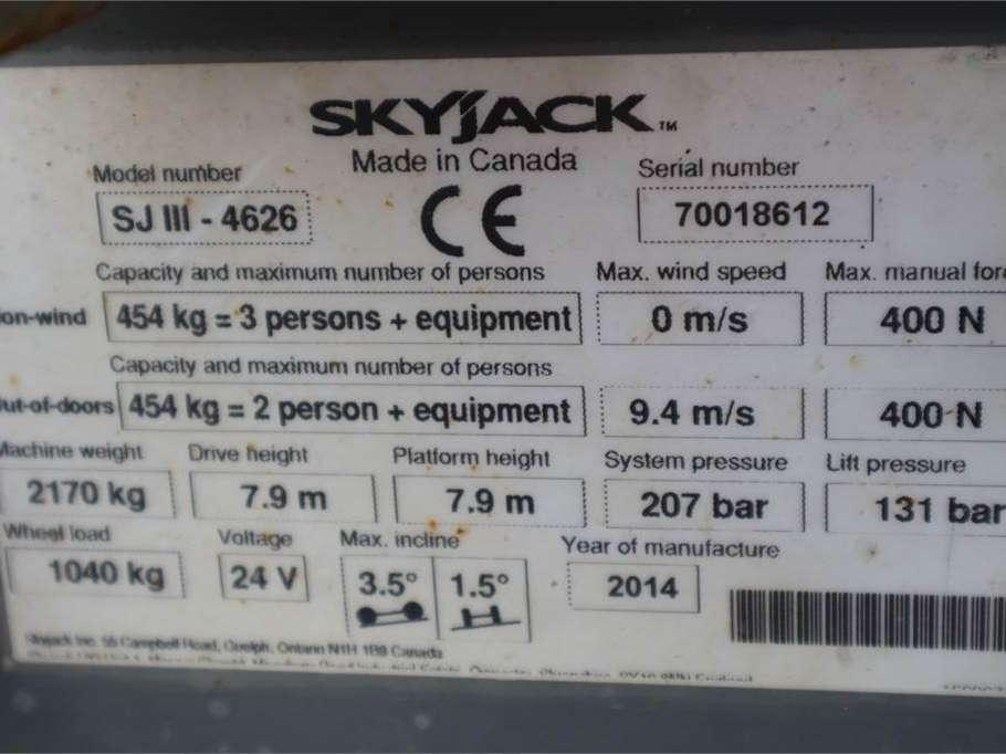 SkyJack SJ4626 Electric Photo 7