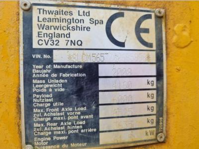 Thwaites MACH2065 sold by Omeco Spa