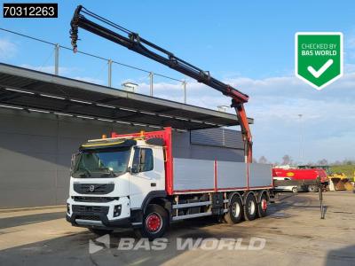 Volvo FMX 410 FMX 8X4 Palfinger PK20001 K Crane Lift+steering axle Automatic VEB Euro 5 sold by BAS World B.V.