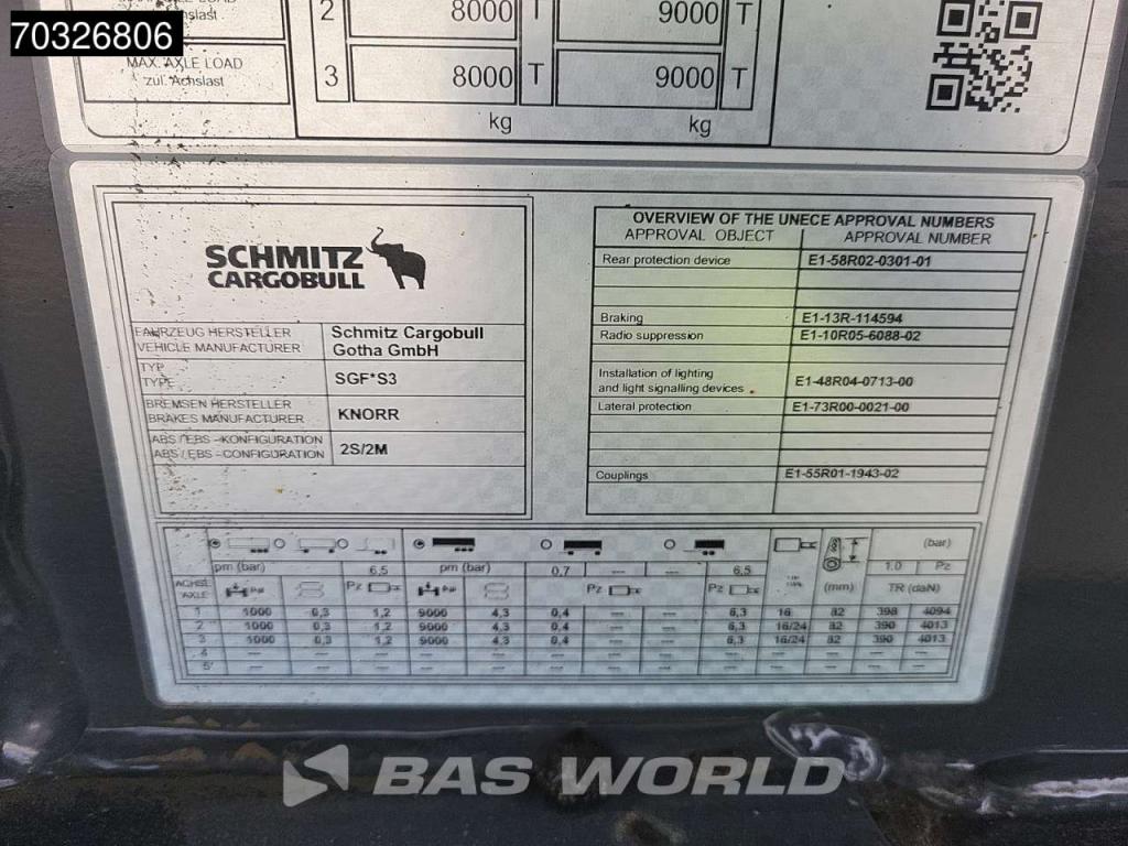Schmitz SGF*S3 Isoliert Lift Axle APK 02/27 Photo 27