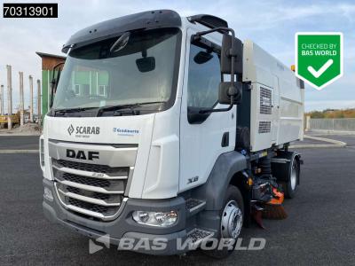 Daf XB 230 4X2 NEW! Scarab 6.35m3 Sweeper 3 Brushes Automatic Euro 6 sold by BAS World B.V.