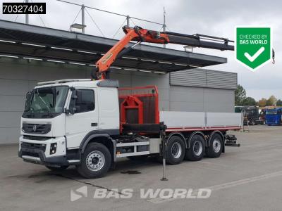 Volvo FMX 420 8X4 LOW original Mileage! Palfinger PK18002 EH Kran Crane Lift+steer axle Euro 6 sold by BAS World B.V.