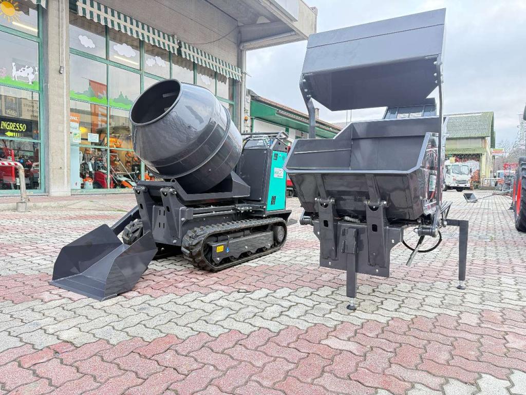 Imer TAURUS 1000 - BOTTE IMPASTATRICE - PALA AUTOCARICANTE - CASSONE DUMPER Photo 17