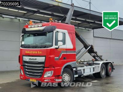 Daf XF 480 XF 6X2 NL-Truck APK VDL S-25-6200 containersystem Lift+steering axle Automatic Euro 6 sold by BAS World B.V.