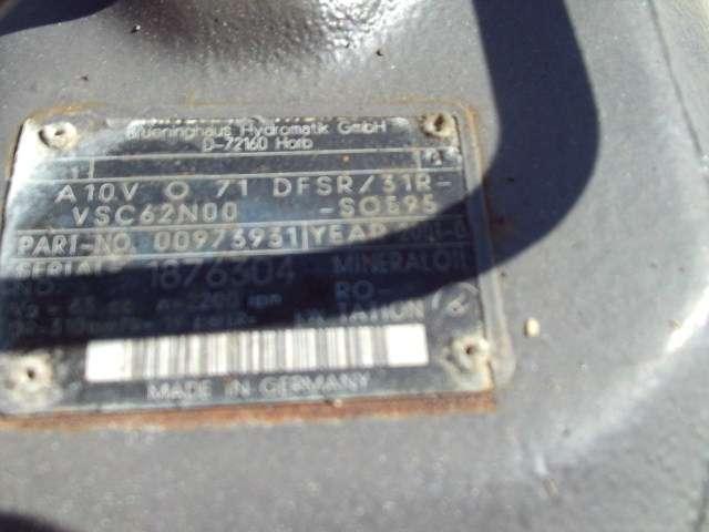 Hydraulic pump for Mecalac 12MXT Photo 6