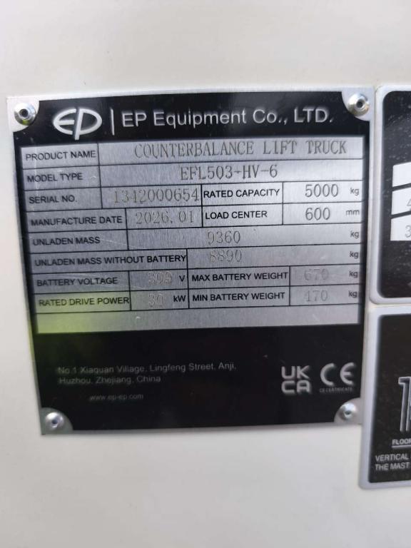 EP Equipment EFL503-HV-6 Photo 8