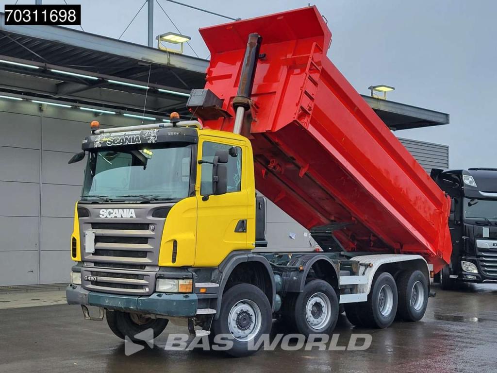 Scania G420 G 8X6 8x6 18m3 KH Kipper Steel suspension Big-Axle Euro 4 Photo 2