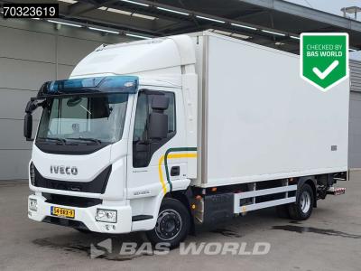 Iveco Eurocargo 120LE220 4X2 12tonner Konvekta cooler 1000kg Ladebordwand Automatic ACC Euro 6 sold by BAS World B.V.