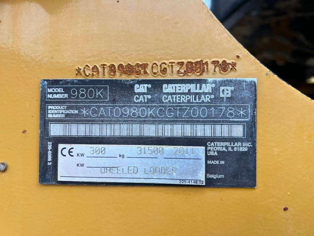 Caterpillar 980K - Weight System / Automatic Greasing Photo 17
