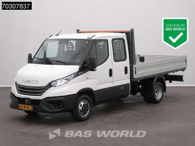 Iveco Daily 35C21 3.0L Automaat Open Laadbak Dubbel Cabine 210PK Dubbellucht 3,5t Trekgewicht ACC LED Air sold by BAS World B.V.