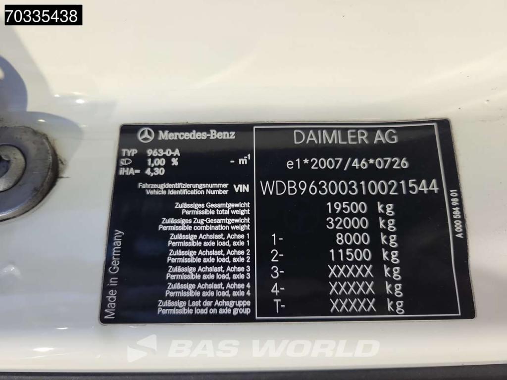 Mercedes Actros 1835 Actros 4X2 Full-Air Automatic Euro 6 2t Tailgate Photo 30