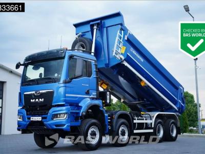 Man TGS 41.480 TGS 8X8 NEW! 8x8 19m3 KH Kipper Steel suspension Big-Axle Euro 6 sold by BAS World B.V.