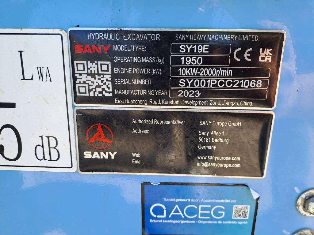 Sany SY19E Electric (3 Buckets) Photo 8