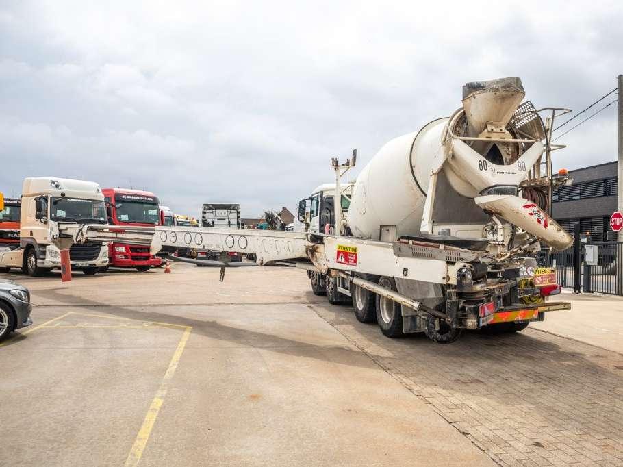Man TGS 32.360+PUTZMEISTER8M³+BAND/BELT/TAPIS Photo 4