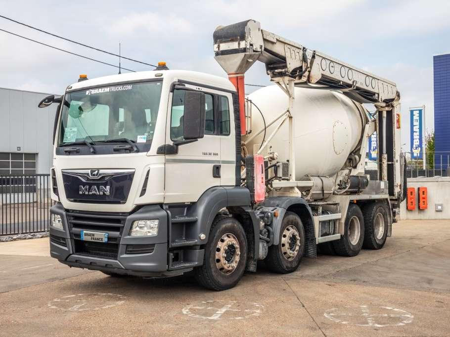Man TGS 32.360+PUTZMEISTER8M³+BAND/BELT/TAPIS Photo 5