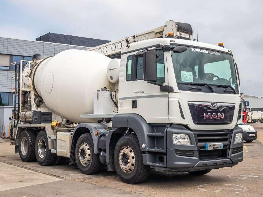 Man TGS 32.360+PUTZMEISTER8M³+BAND/BELT/TAPIS Photo 6