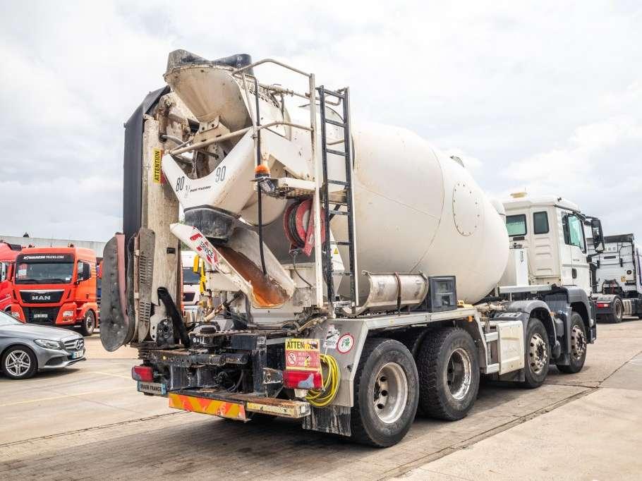 Man TGS 32.360+PUTZMEISTER8M³+BAND/BELT/TAPIS Photo 7