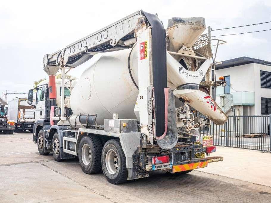 Man TGS 32.360+PUTZMEISTER8M³+BAND/BELT/TAPIS Photo 8