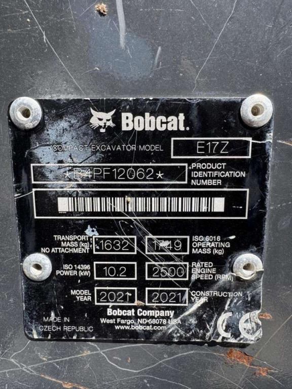 Bobcat E17Z Photo 7