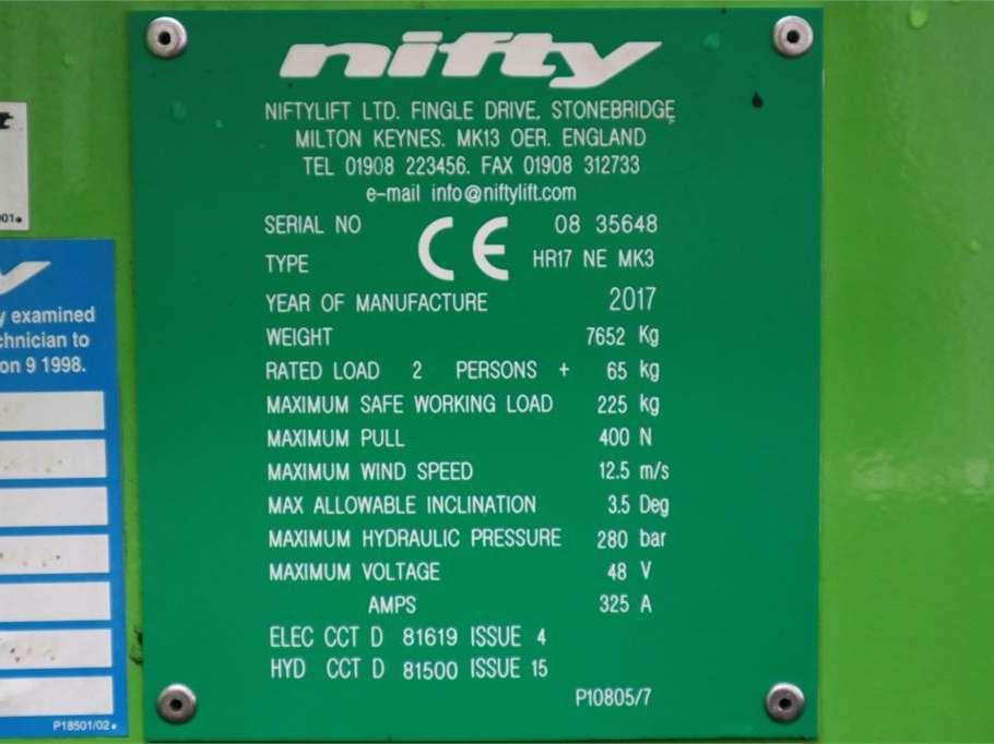 Niftylift HR17NE Electric Photo 7