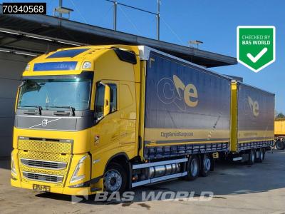 Volvo FH 460 6X2 Combi LNG Engine Curtainsider Sliding roof I-Park Cool VEB+ sold by BAS World B.V.