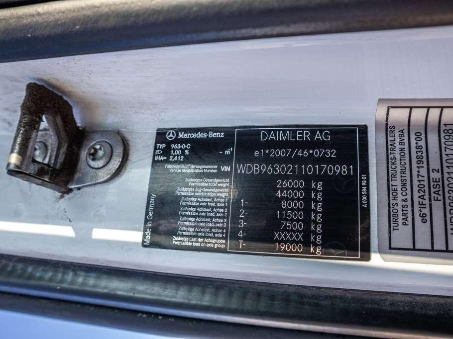 Mercedes-Benz ACTROS 2645 L+REMORQUE Photo 10