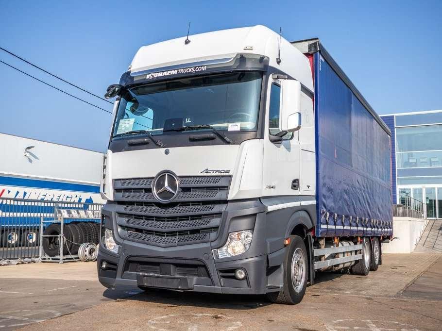 Mercedes-Benz ACTROS 2645 L+REMORQUE - Curtainsider / tarpaulin
