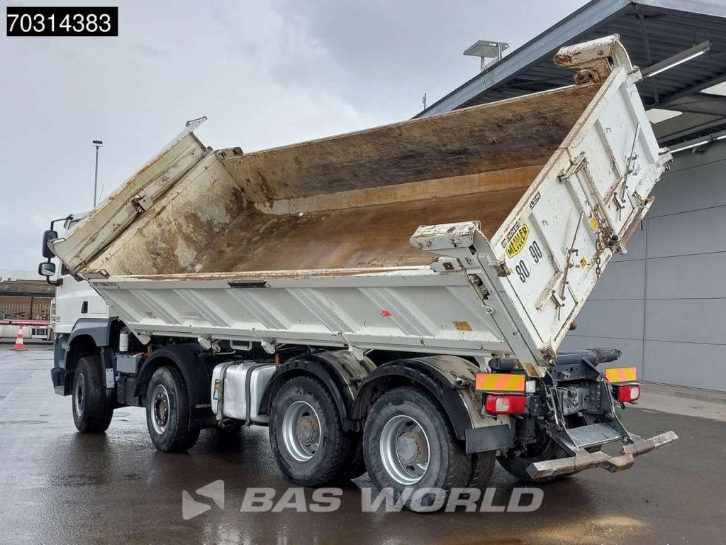 Daf CF 510 8X4 12m3 Meiller 2-way tipper Steel suspension Big-Axle Sleepercab Euro 6 Photo 3