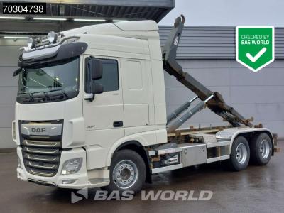 Daf XF 530 6X2 VDL SVL-20-6000 Hooklift  Lift-Axle Automatic MX engine Brake Euro 6 sold by BAS World B.V.
