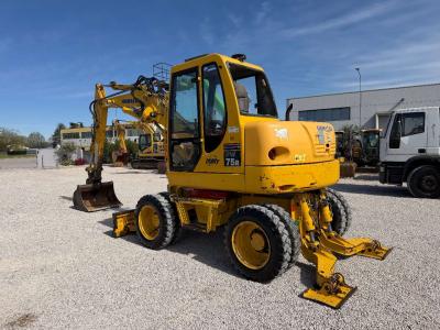 Komatsu PW75 R sold by Skynet Srl