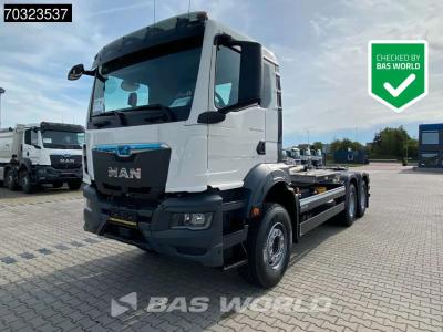 Man TGS 26.480 TGS 6X4 NEW! HYVA 20-57S container system Big-Axle Automatic Euro 6 sold by BAS World B.V.