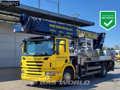 Scania P280 P 4X2 45 meter Wumag-Palfinger WT450 Hubarbeitsbühne Automatic Euro 5 sold by BAS World B.V.
