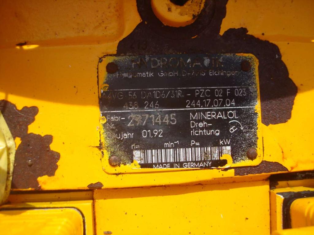 Hydraulic pump for Mecalac A4VG56DA1D6/31R PER 8CXI Photo 5