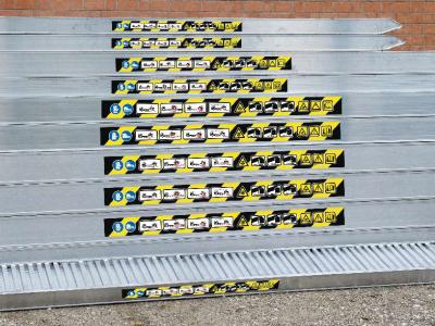 Coppia di rampe in alluminio Lunghezza 3.000 mm - Portata 11.950 kg sold by Progetto Rampe