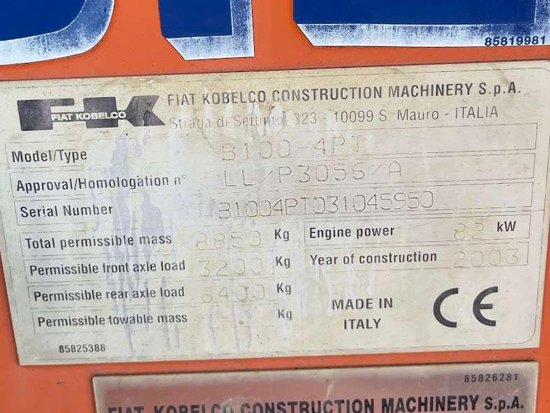 Fiat Kobelco FB100.2 Photo 16