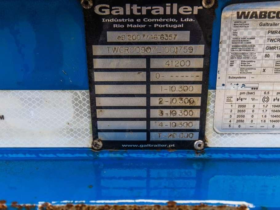 Galtrailer GALTRAILER PMR4 - 41.2 TON Photo 22